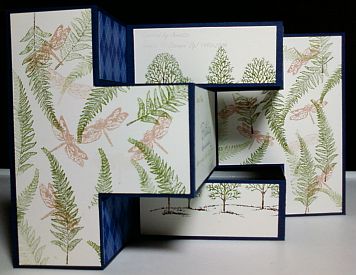 Trifold shutter Organic Grace Navy Trifold shutter Organic Grace Navy