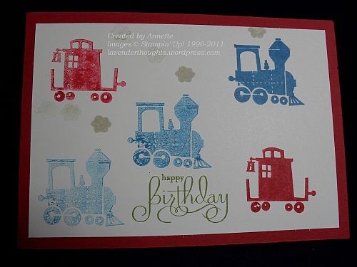 Choo Choo Riding Hood Point Birthday