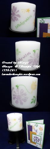 Marg candle my bday 2011