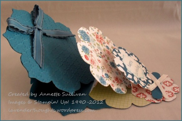 Easy Events Triple Easel Indigo Twitterpated SIDE