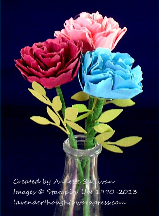 Happy New Year with some pretty Paper Flowers