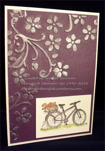 Summer Afternoon Elegant Bouquet Bicycle