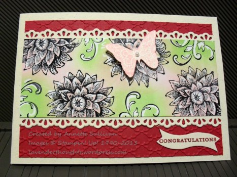 Creative Elements Raspberry Crayon Resist