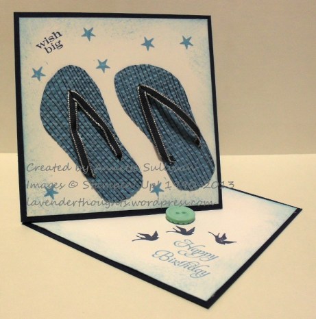 Pennant Parade Flip Flop Twisted Easel
