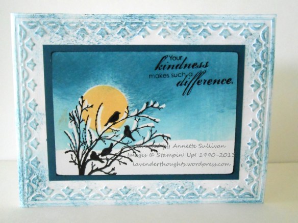 Serene Silhouettes Midnight Crayon Resist