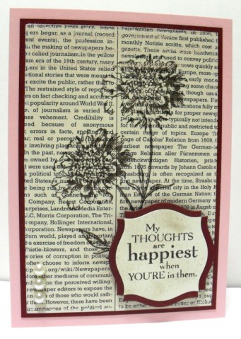 Field Flowers First Edition Burgundy Pirouette