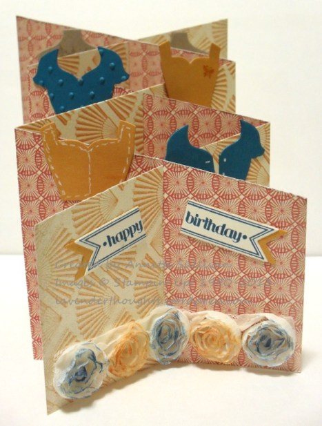 Itty Bitty Dress Up Cascading Card