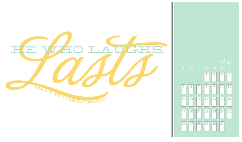 2013 Quotable Calendar Template MAY