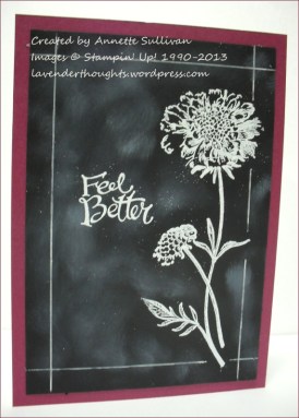 Field Flowers Chalkboard Razzleberry