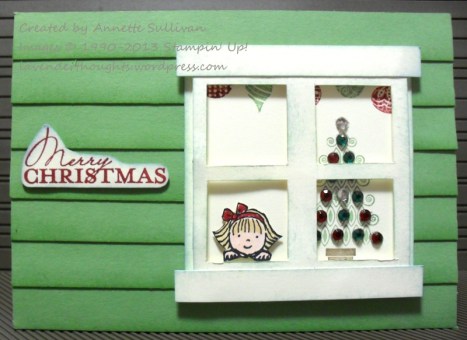 Contempo Christmas Wasabi House Window