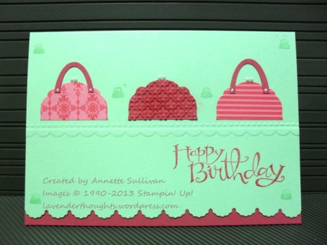 Sassy Salutations Rose Purses