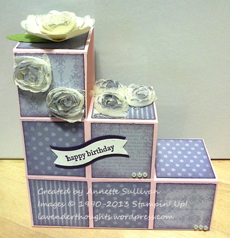 Chalk Talk Wisteria Blocks Card FRONT