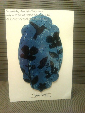 Wildflower Meadow Metallic Blue