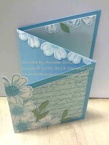 Flower Shop Turquoise Trifold