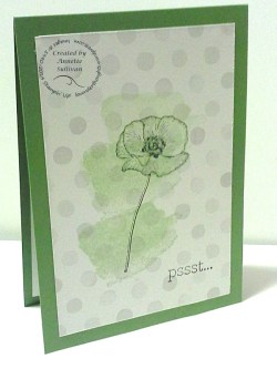 Happy Watercolor Wasabi