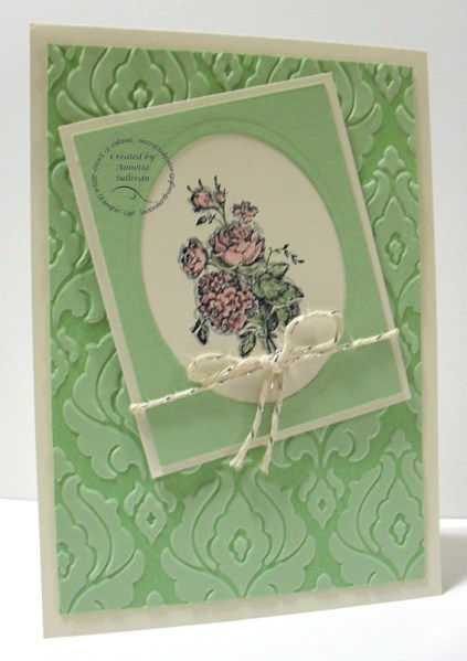 Best of Flowers Pistachio Letterpress