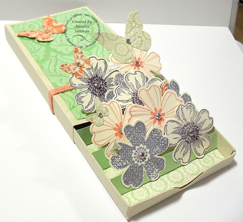 Flower Shop Baroque Pistachio 3d Pop Up Match&nbsp;Box
