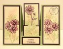 bloom with hope double sided step card pistachio