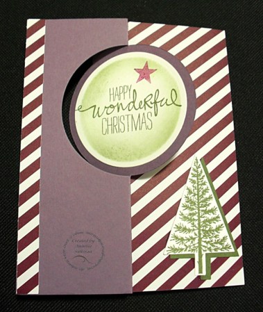 Festival of Trees Moonlight Plum Circle Flip