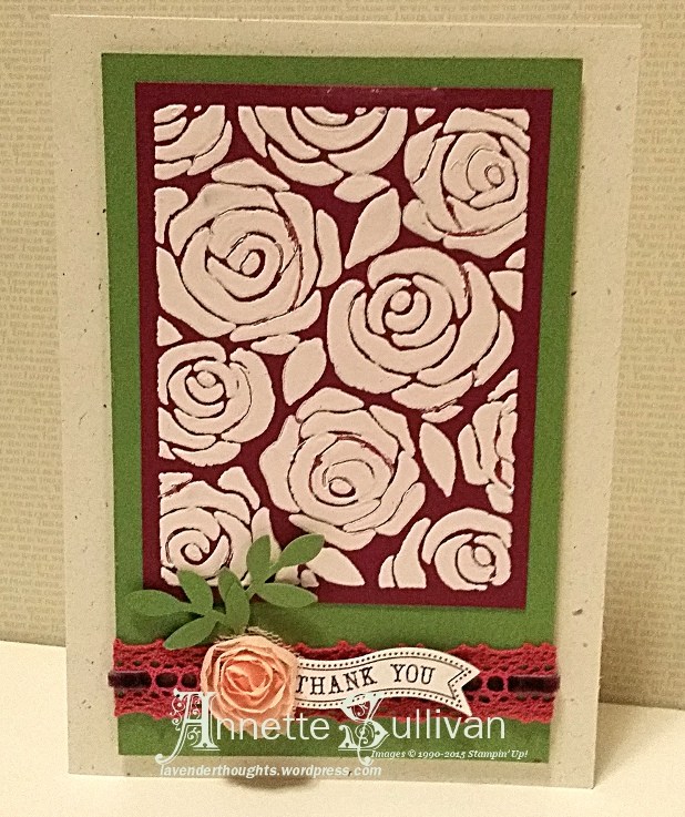 Artful Stampers Team Challenge Rich&nbsp;Wasabi