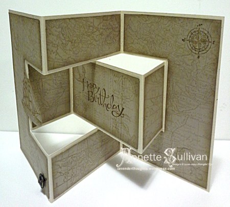 World Map Trifold Shutter SIDE