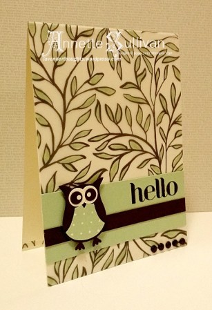 Four You Sheer Perfection Pistachio Owl