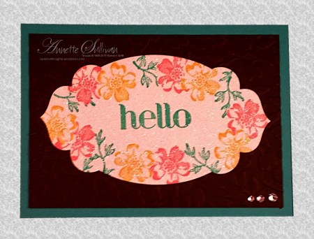 Stippled Blossoms White Bay