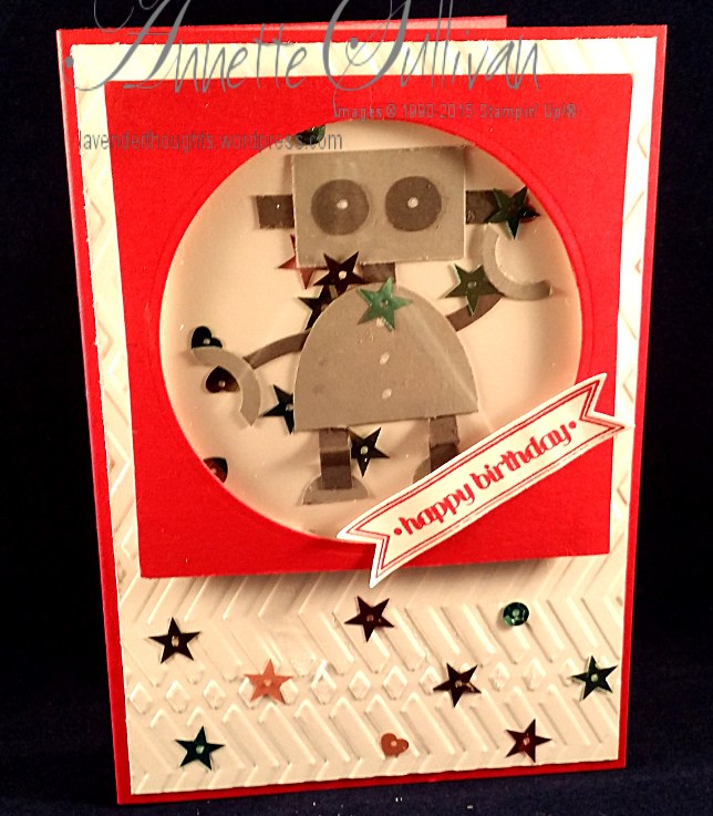 Itty Bitty Banners Real Red&nbsp;Robot