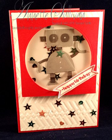 Itty Bitty Banners Real Red Robot