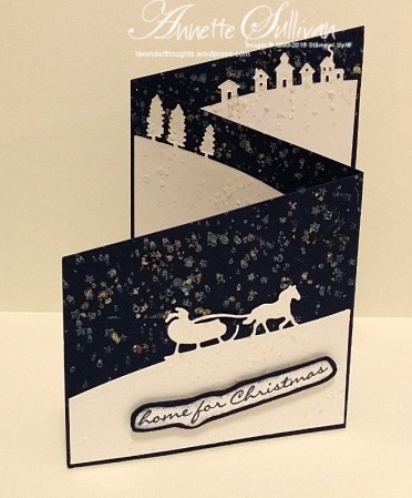 Jingle All the Way Navy Trifold Angle