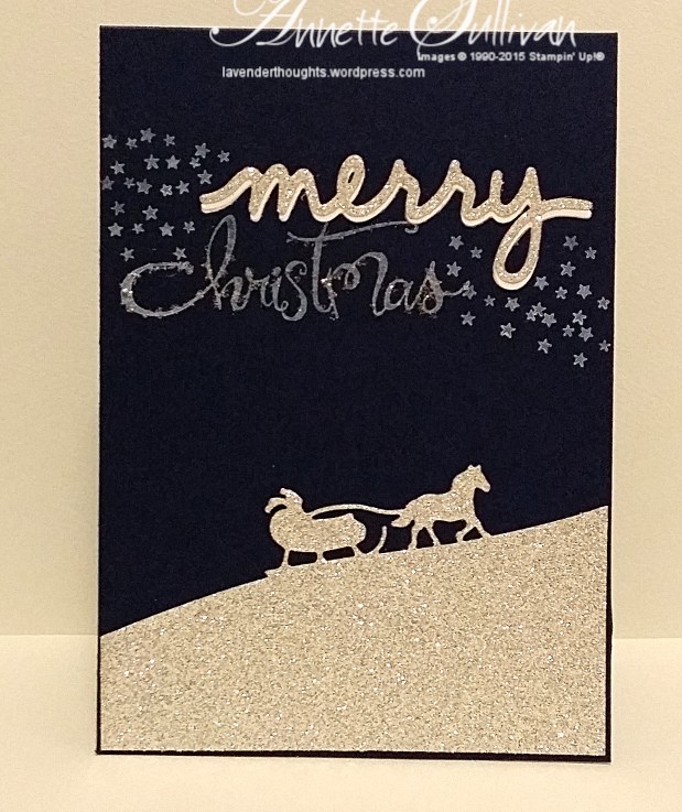 Jingle All the Way Sleigh Ride Navy&nbsp;Santa