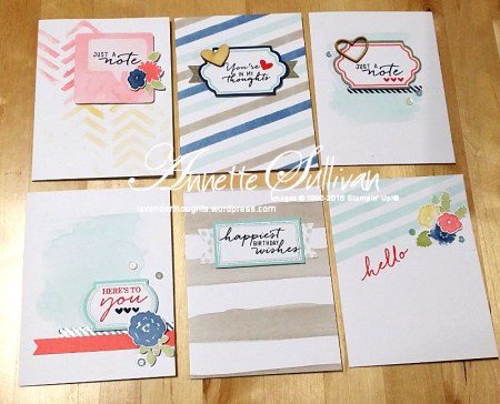 Watercolor Wishes Kit Standard Cards Portrait