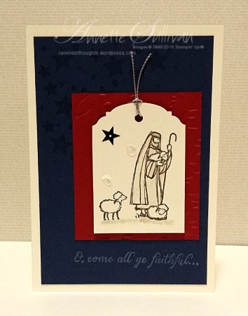 All Ye Faithful Cherry Navy Vanilla