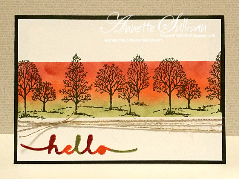 Artful Stampers Team Challenge Cajun Meadow