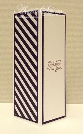 All Ye Faithful Egplant Decorative Corner BACK