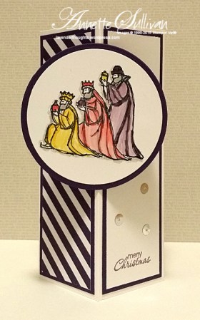 All Ye Faithful Egplant Decorative Corner