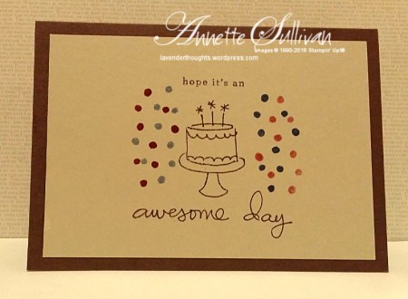 Dotty Angles Cherry Navy Chocolate Sand INSIDE