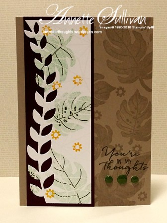 Botanical Blooms Mint Taupe