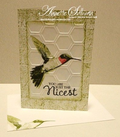 Picture Perfect Olive Hummingbird