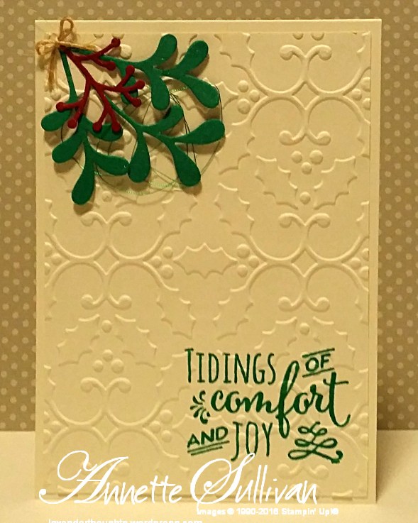 Christmas Pines Emerald Mistletoe&nbsp;Tidings