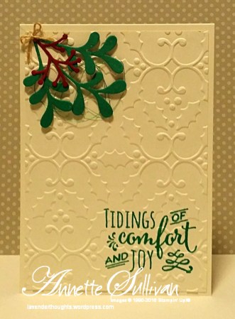 Christmas Pines Emerald Mistletoe Tidings