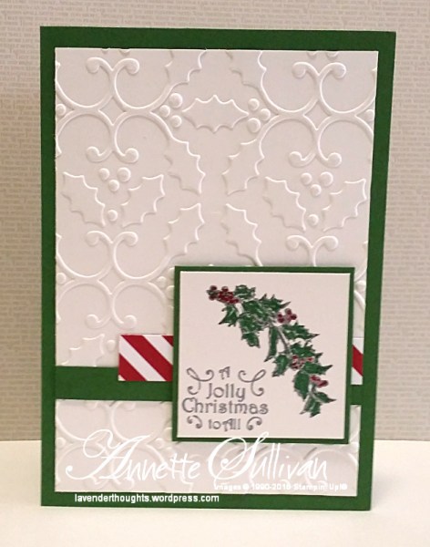 Father Christmas Garden Green Jolly Holly