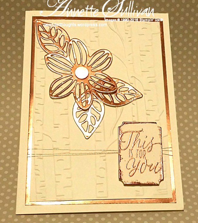 Tin of Tags Woodland Copper May&nbsp;Flowers