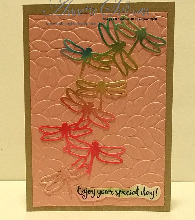 Artful Stampers Team Challenge Blushing&nbsp;Cake