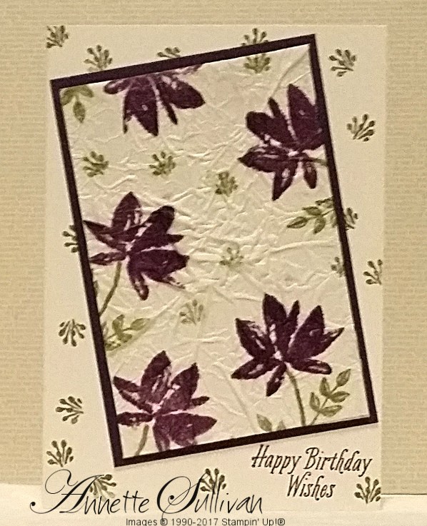 Avant Garden Eggplant Faux Silk and&nbsp;VIDEO