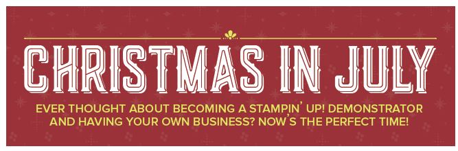 Christmas in July with great savings on becoming a&nbsp;demonstrator