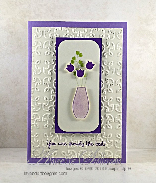 Dry Embossing and Punch Shapes with Varied&nbsp;Vases