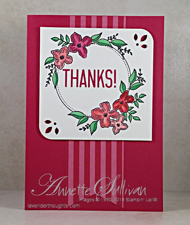 Floral Frames Soft Sayings Lipstick&nbsp;Thanks