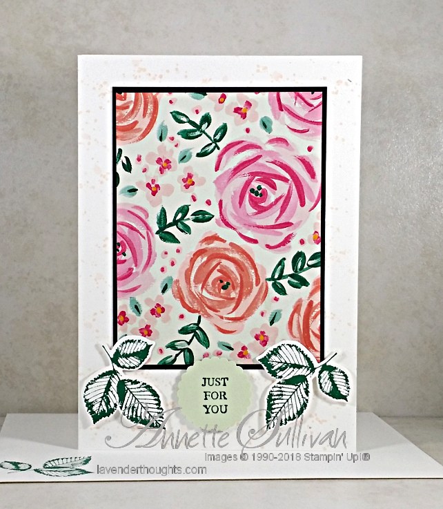 Quick and Easy Card with Garden Impressions Paper and Rooted in&nbsp;Nature