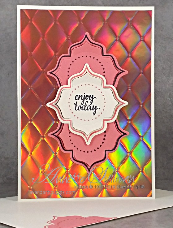 Eastern Beauty and embossed foil for the Sketch&nbsp;Challenge